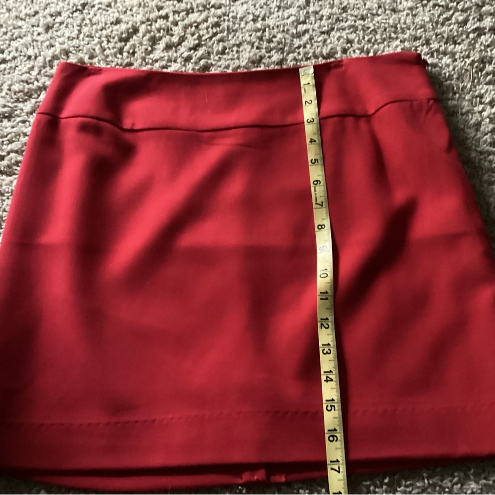 The Limited Vibrant Red Mini Skirt with tags Size 10